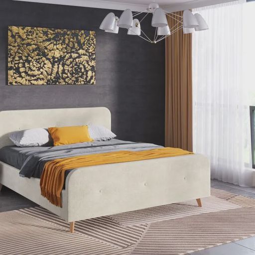 Кровать «Сиерра», бежевая